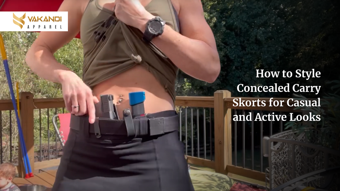 How to Style Concealed Carry Skorts & Shorts for Casual and Active Looks