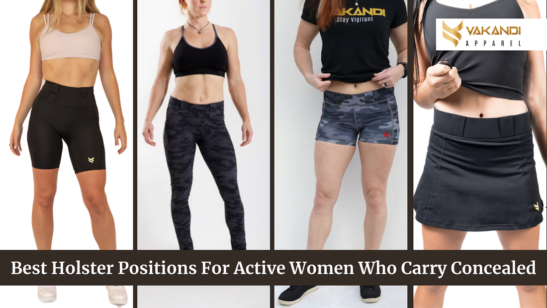 Best Holster Positions For Active Women Who Carry Concealed
