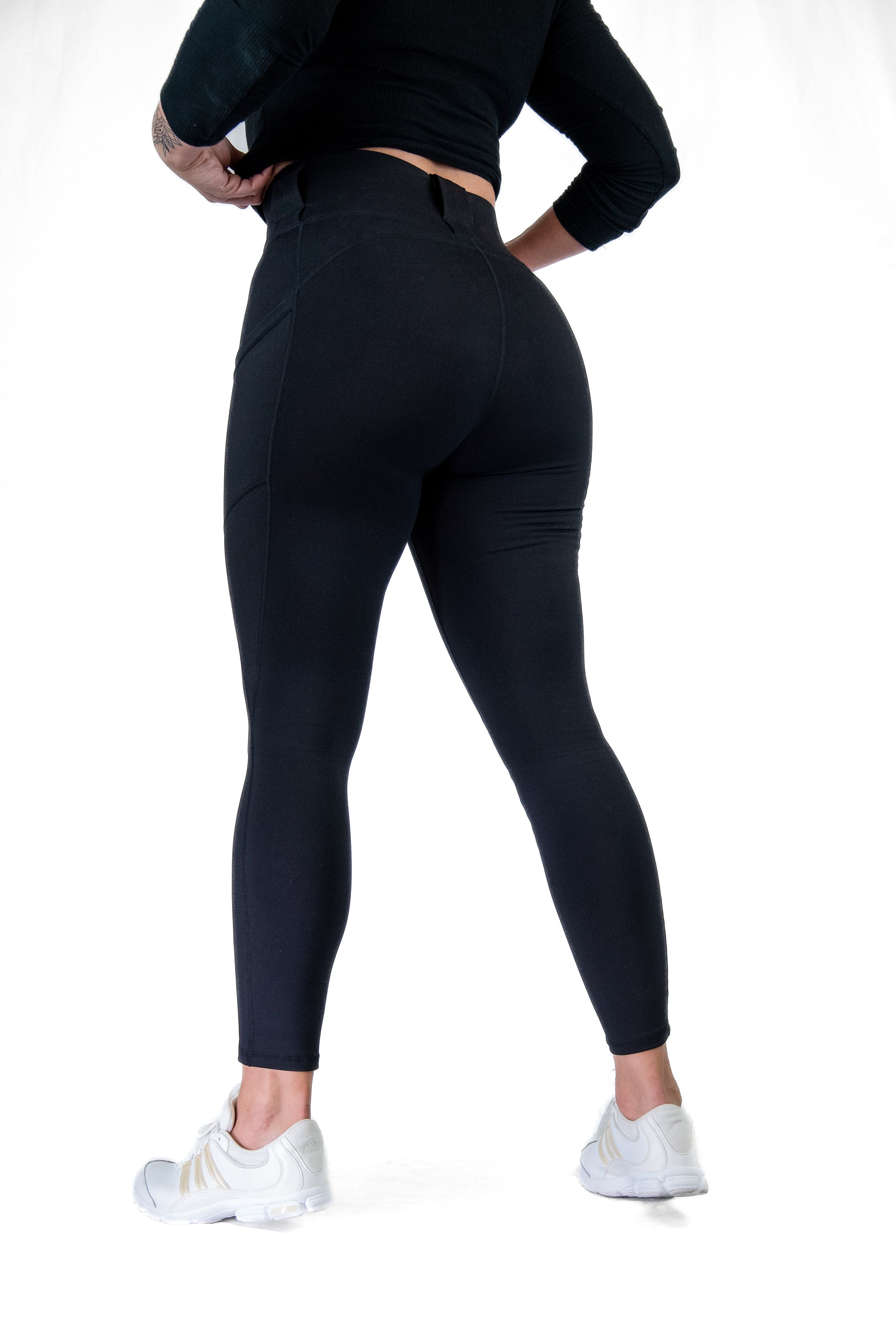 EDC Leggings 2.0 - High Rise, Curvy, Black – Vakandi Apparel