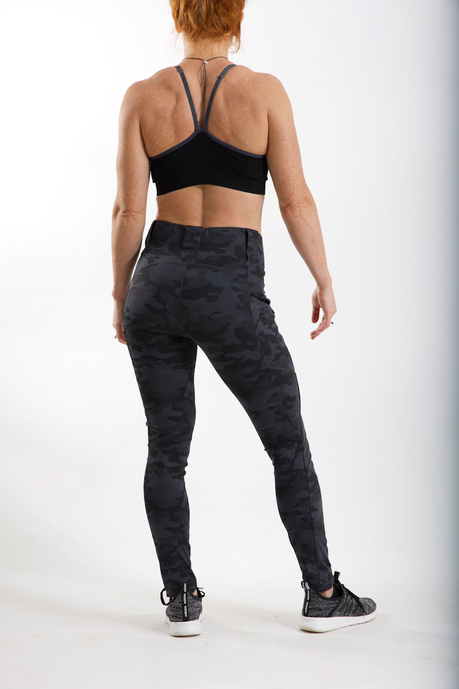 Crusader Leggings - High Rise, Curvy, Dark Camo