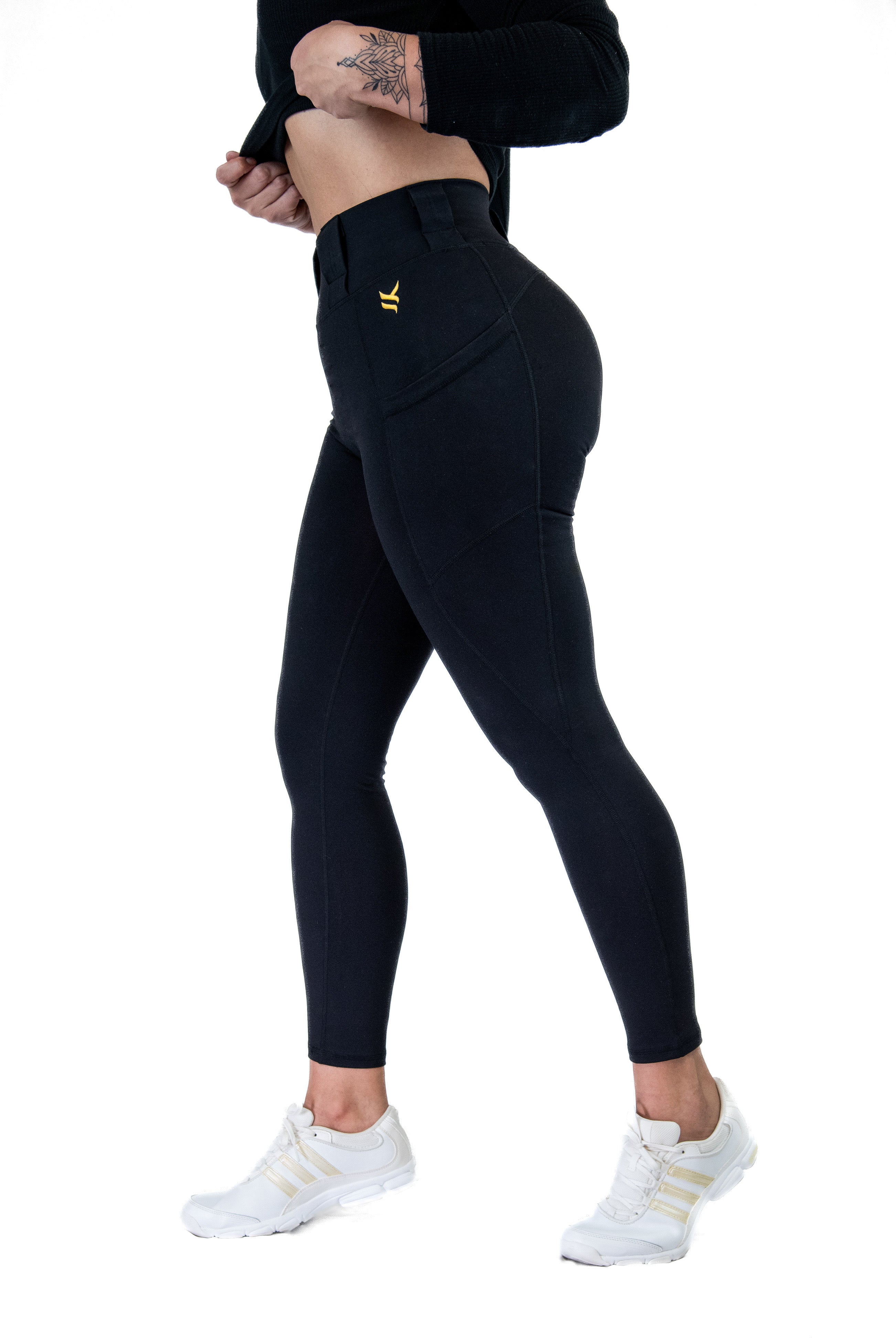 EDC Leggings 2.0 - High Rise, Curvy, Black – Vakandi Apparel