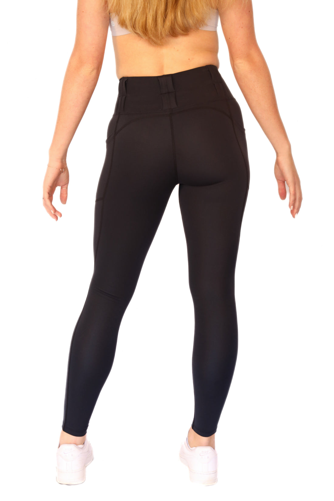 Signature High Rise Concealed Carry Leggings with new FlexCarry Waistband- Black (Thick, Double-Brushed Fall/Winter Fabric)