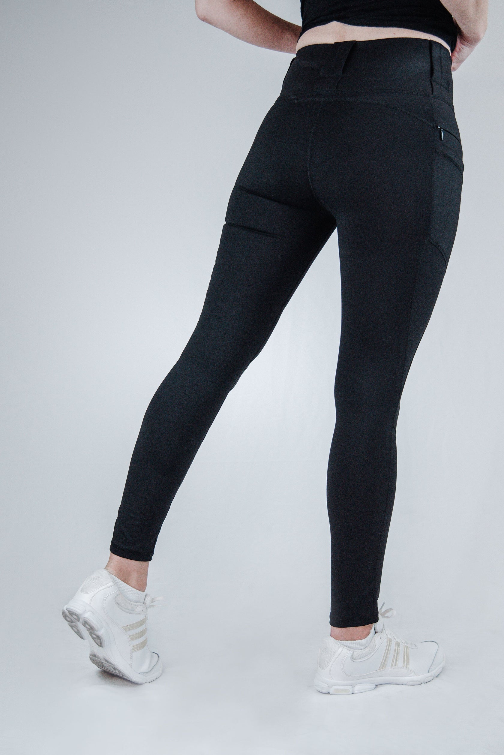 Crusader Leggings Mid-Rise, Black – Vakandi Apparel