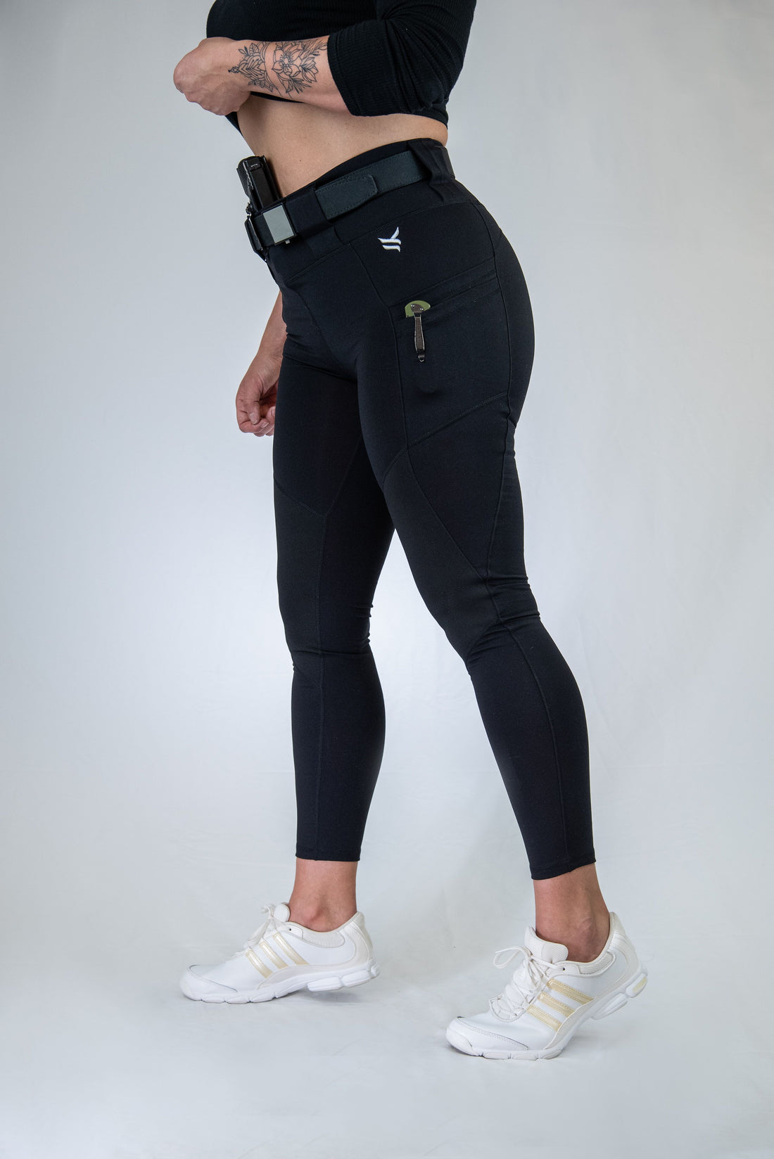 Women's High Rise Tactical Leggings with Concealed Carry – Vakandi