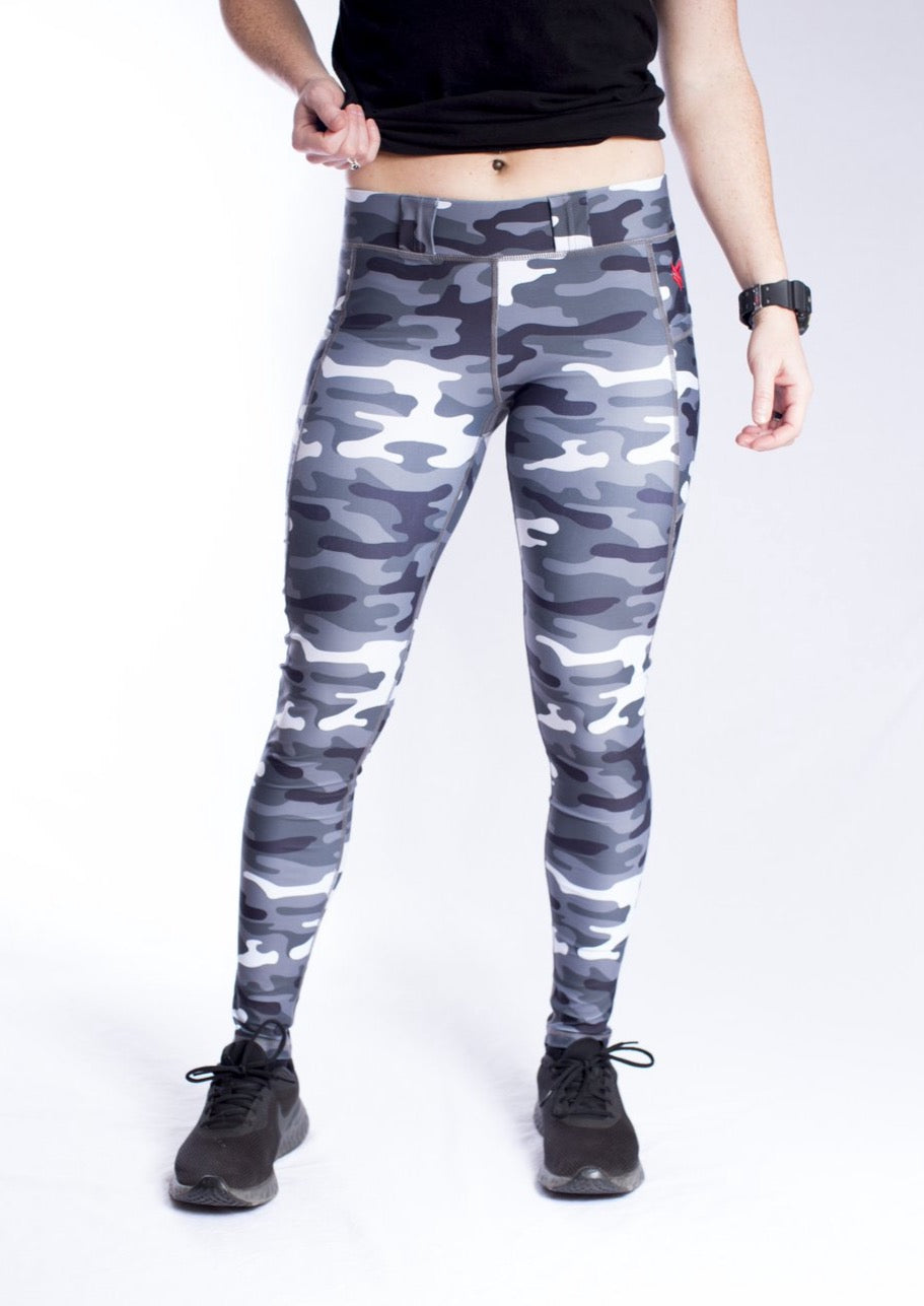 womens arctic camo conceal carry leggings